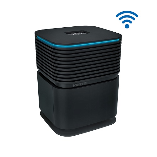 Увлажнитель-мойка воздуха Venta AeroStyle Compact AH735, черный / 70 кв.м